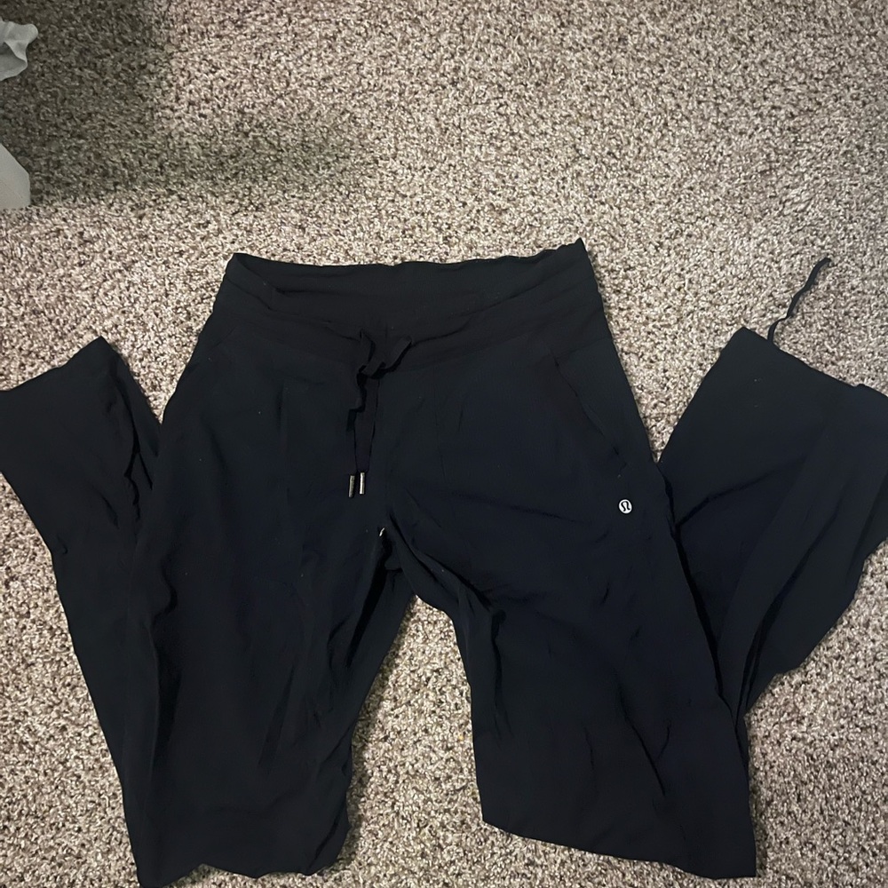 Lululemon dance studio pants black size 6
